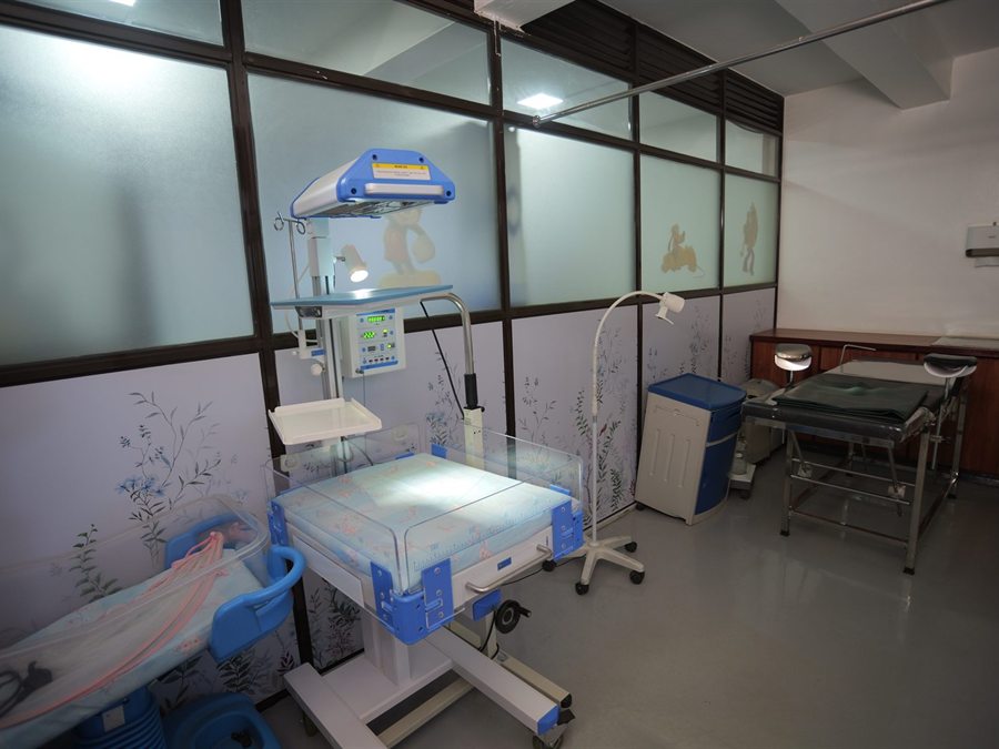 The maternity and newborn care room